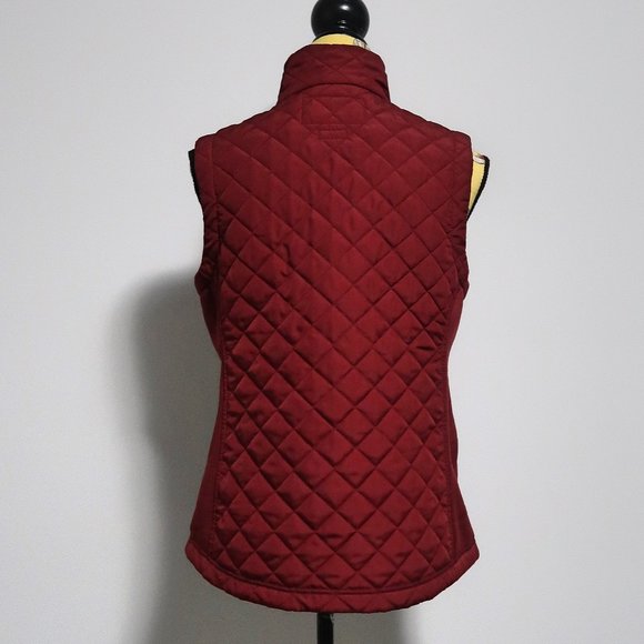 Van Heusen Quilted Zip Up Vest Medium - Picture 6 of 9